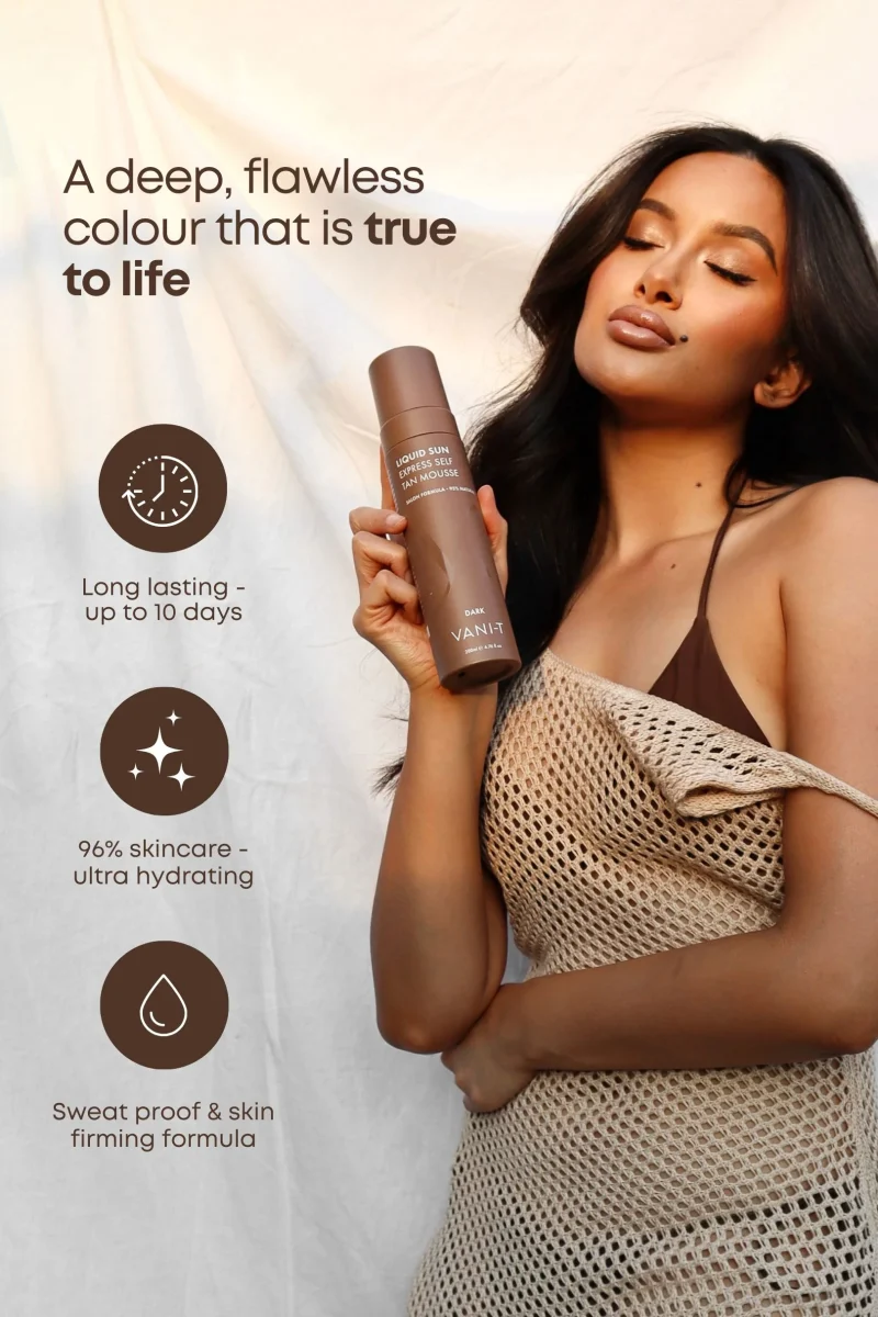 Liquid Sun Express Self Tan Mousse - Medium - Image 2